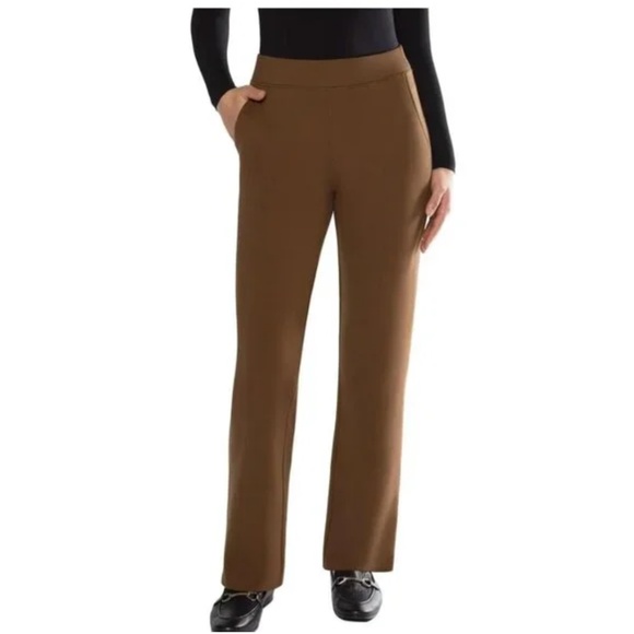 NWT Matty M Womens Pull On Comfort Stretch Dress Pants Brown Size XXL $60 - Picture 1 of 3